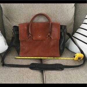 Madewell Dalloway Tote Color-blocked 2 Tone